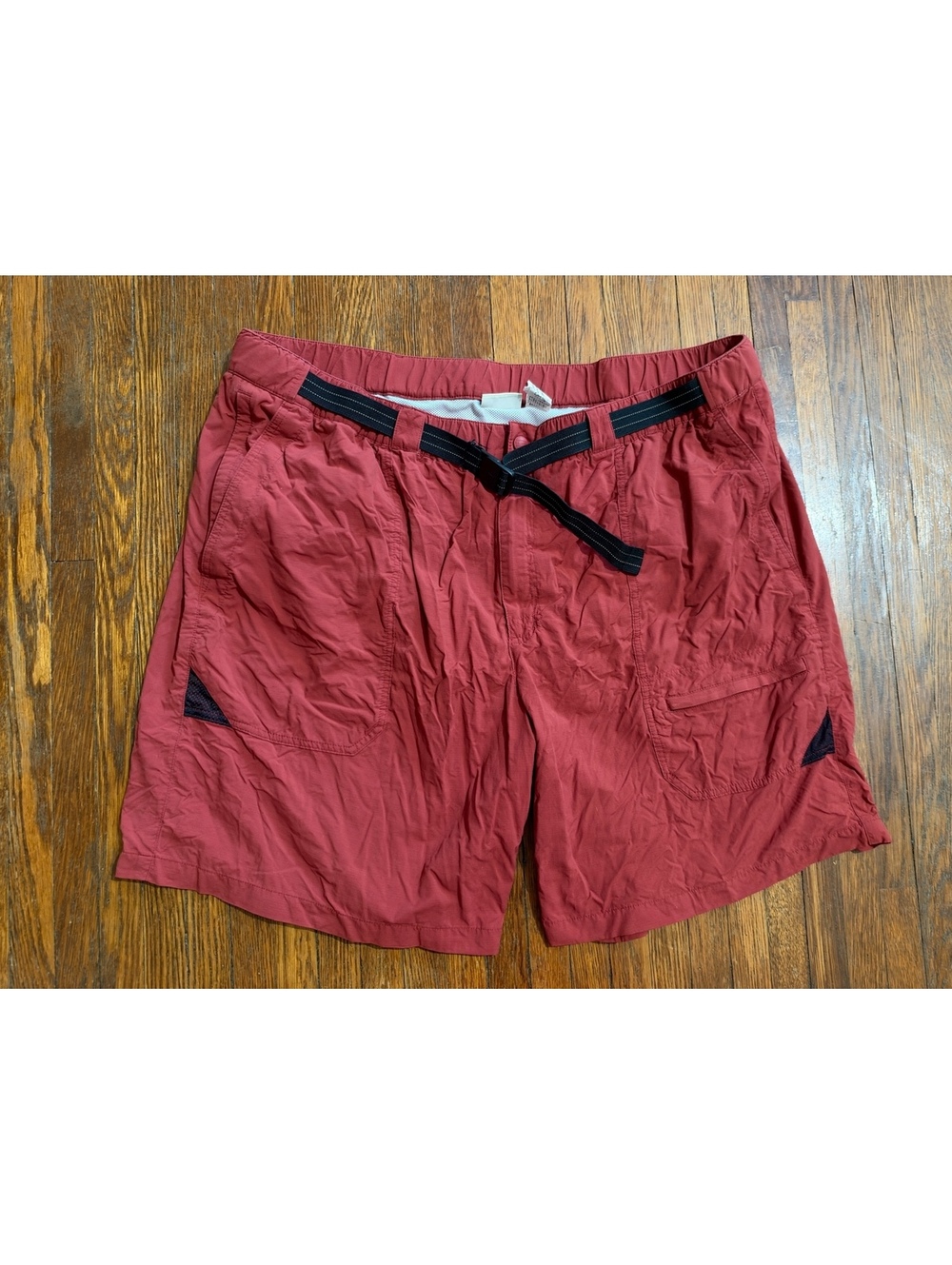 Vintage 90s LL Bean Gorpcore Men’s XXL Lined Nylon Spell Out Hiking Shorts